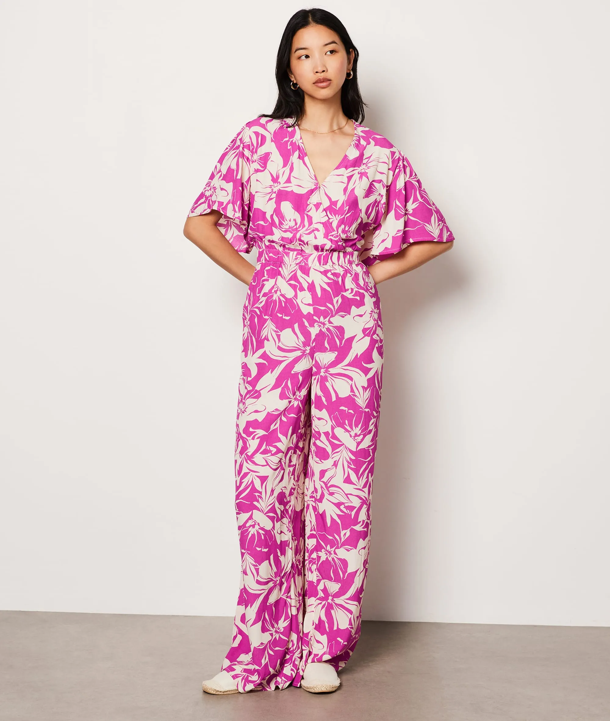 Blumiger Jumpsuit VISCOSE