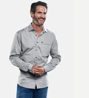 Herren engbers Sakko-Hemd in Grau kaufen 30542
